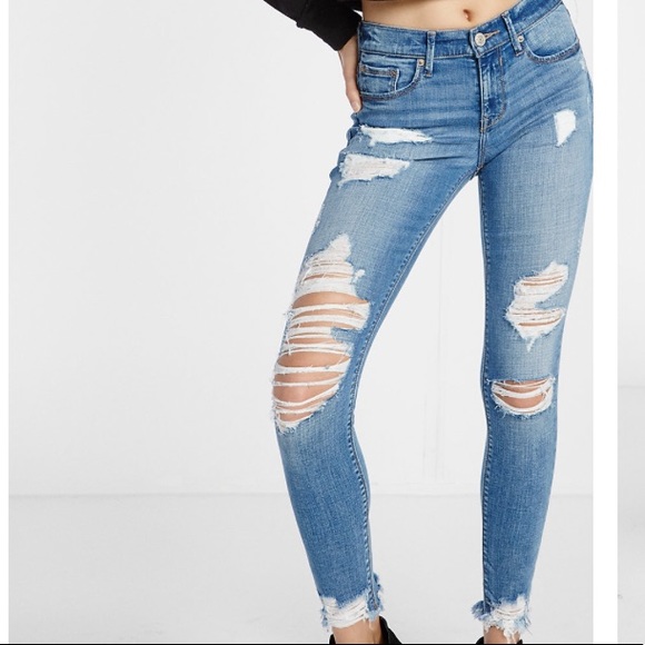 ankle jean leggings